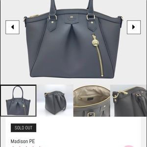 Gunas New York Madison PE Vegan leather purse.